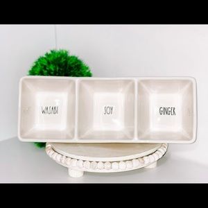 Rae Dunn WASABI, SOY, GINGER dish